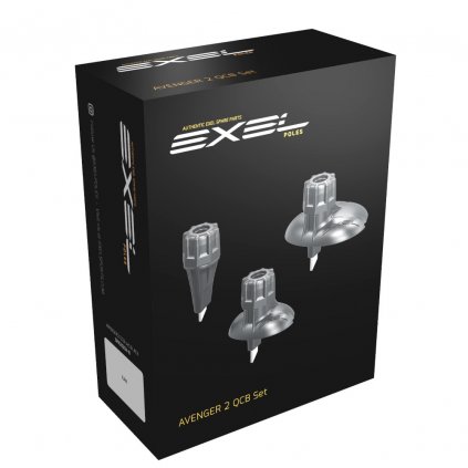 EXEL Avenger2 QCB Full set BLACK, replacement basket and tip set