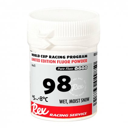 REX 98 Fluor Powder, +5°C až -8°C, mokrý a vlhký sneh, 30g