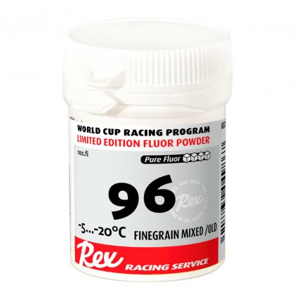 REX 96 Fluor Powder, -5°C až -20°C, mix jemně zrnitý / starý sníh sníh, 30g