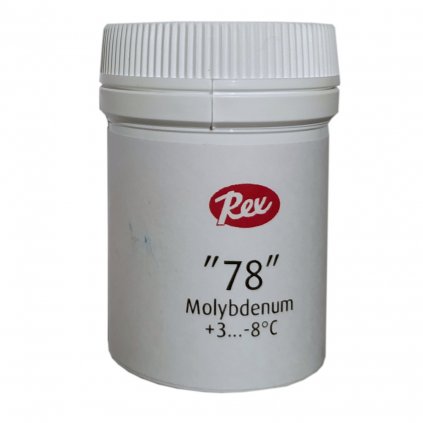 REX 78 Molybdenum Fluor Powder Special, +3°C to -8°C, old/mixed and dirty snow, 30g