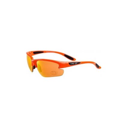 CASCO SX-20 Polarized, odblaskowy pomarańczowy, sportowe okulary przeciwsłoneczne