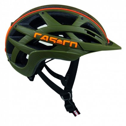 CASCO CUDA MOUNTAIN OLIVE-ORANGE-helma vel.M