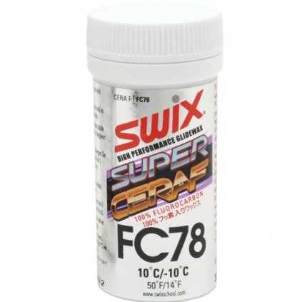 SWIX FC0078 Cera F POWDER 30g, +10°C až -10°C