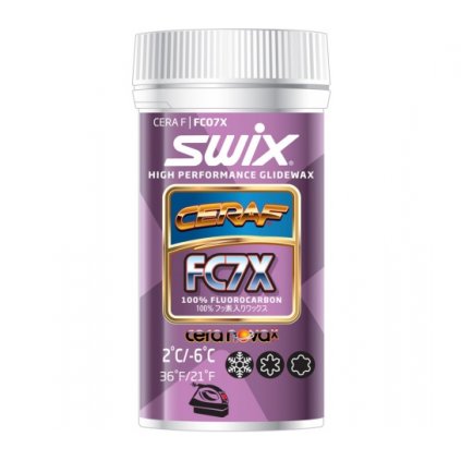 SWIX FC07X Cera F POWDER 30g, +2°C až -6°C