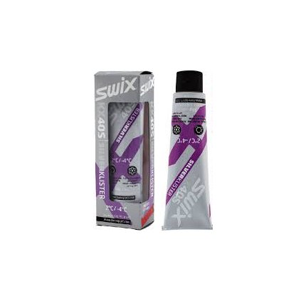 SWIX KX40S Fialovo-strieborný klister, 55g, +2°C až -4°C