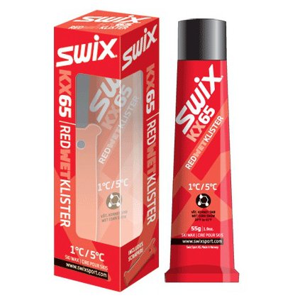 SWIX KX65 Červený klistr, 55g, +1°C až +5°C