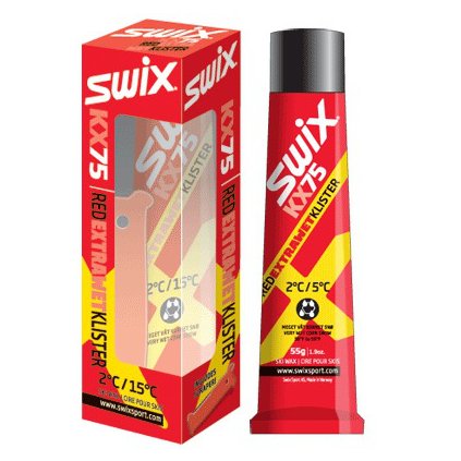 SWIX KX75 Extra Wet klister, 55g, +2°C až +15°C