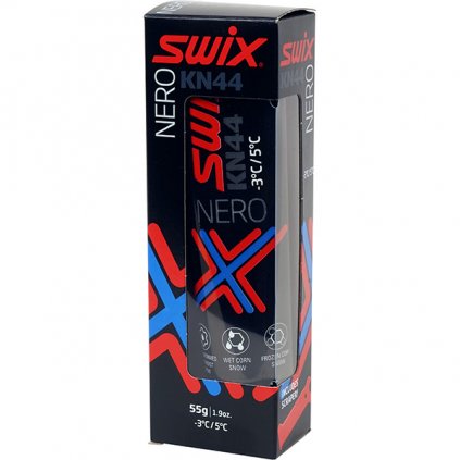 SWIX KN44 NERO univerzálny klister, 55g, +3°C až -5°C