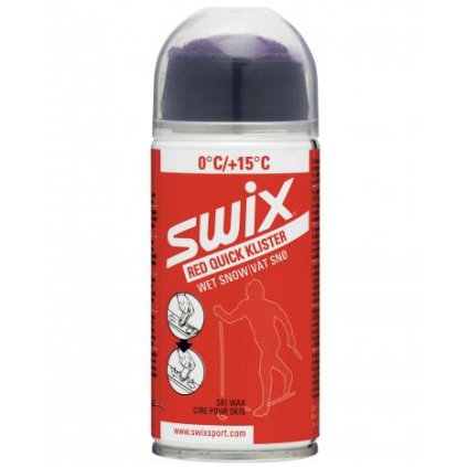 SWIX K70C červený klister, sprej 150ml, 0°C až +15°C