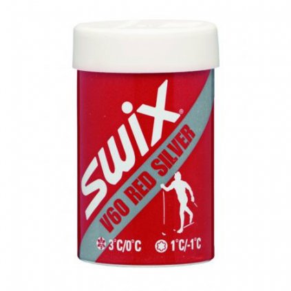 SWIX V60 Czerwono-srebrny, 0°C do +3°C, 45g