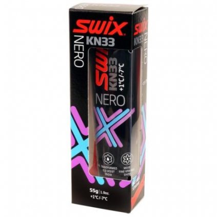 SWIX KN33 NERO univerzálny klister, 55g, +1°C až -7°C