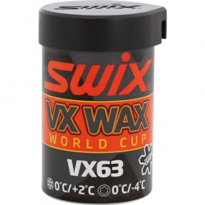 SWIX VX63 Wosk Wysoko-fluorowy, 0°C do +2°C, 45g