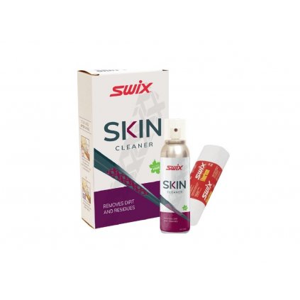 SWIX N22 Skin Cleaner, sada sprej 70ml + fiberlene