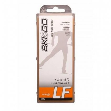 SKIGO LF Orange, +1°C to -5°C, 200 g, glide wax