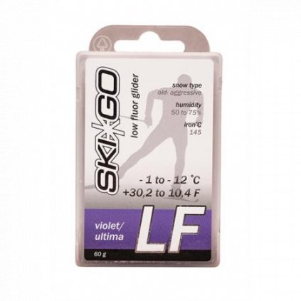 SKIGO LF Violet ultima, -1°C to -12°C, 60 g, glide wax