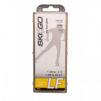 SKIGO LF Yellow, +20°C až -1°C, 200 g, sklzový vosk
