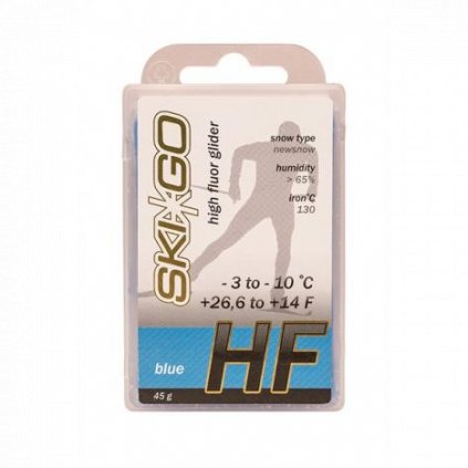 SKIGO HF Blue, -3°C do -10°C, 45 g, wosk poślizgowy