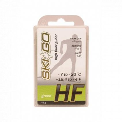 SKIGO HF Green, -7°C to -20°C, 45 g, Glide Wax