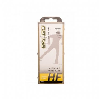 SKIGO HF Yellow / C242, +20°C to -1°C, 200 g, glide wax