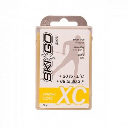 SKIGO XC Yellow / C242, +20°C až -1°C, 60 g, skluzný vosk
