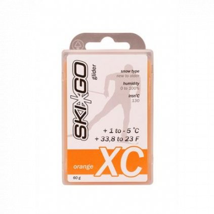 SKIGO XC Orange, +1°C až -5°C, 60 g, skluzný vosk