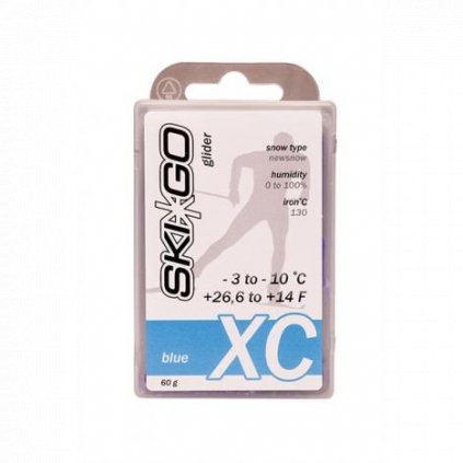 SKIGO XC Blue, -3°C do -10°C, 60 g, wosk ślizgowy