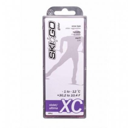 SKIGO XC Violet ultima, -1°C až -12°C, 200 g, skluzný vosk