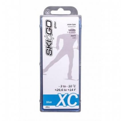 SKIGO XC Blue, -3°C to -10°C, 200 g, glide wax