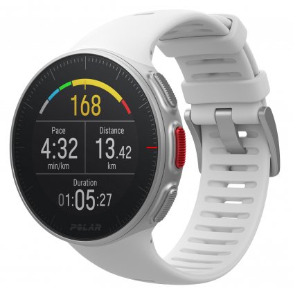 POLAR VANTAGE V bílý M/L, běžecké hodinky s GPS
