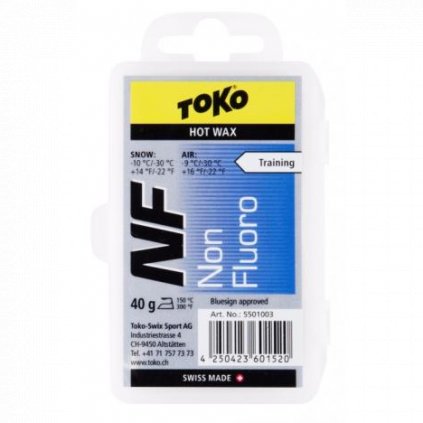 TOKO NF Hot Wax blue, -9°C to -30°C, 40g