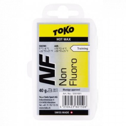 TOKO NF Hot Wax żółty +10°C do -4°C, 40g