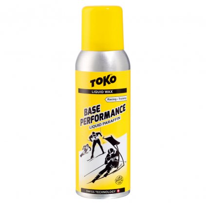 TOKO Base Performace Liquid Yellow, +10°C až -4°C, 100 ml, skluzný vosk