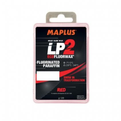 MAPLUS LP2 Red, Glide Wax -3°C to -7°C, 100 g