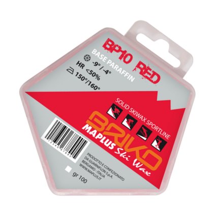 MAPLUS BP10 RED, -4°C až -9°C, sklzový vosk