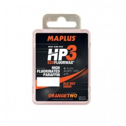 MAPLUS HP3 Orange 2, 0°C to -3°C, 50 g, glide wax