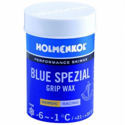 HOLMENKOL Modrý speciál, -1°C až -6°C, 45 g, stoupací vosk