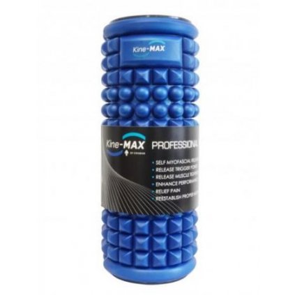 KINE-MAX PROFESSIONAL MASSAGE FOAM ROLLER - MASÁŽNÍ VÁLEC - MODRÝ