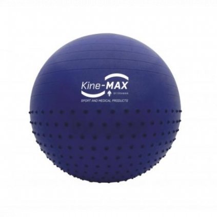 KINE-MAX PROFESSIONAL GYM BALL - GYMNASTICKÝ MÍČ 65CM - MODRÝ