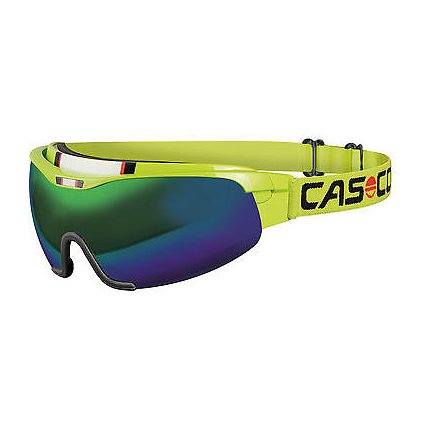 CASCO SPIRIT CARBONIC - limetkovo zelené okuliare na bežky
