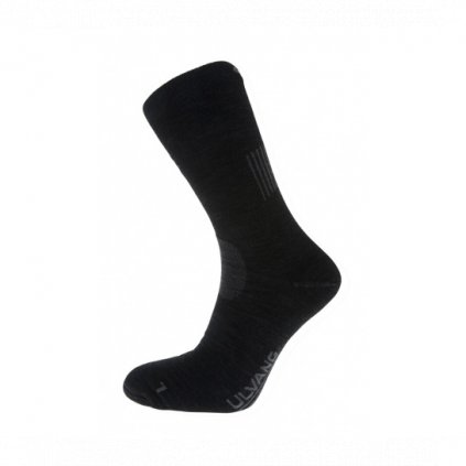 ULVANG KOMFORT BLACK- vlněná ponožka