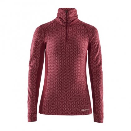 CRAFT Merino 240 Zip LS Damska Funkcyjna Ciepła Koszulka