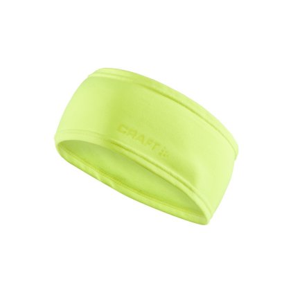 CRAFT Core Essence Thermal Headband Beat, Żółta Sportowa Opaska