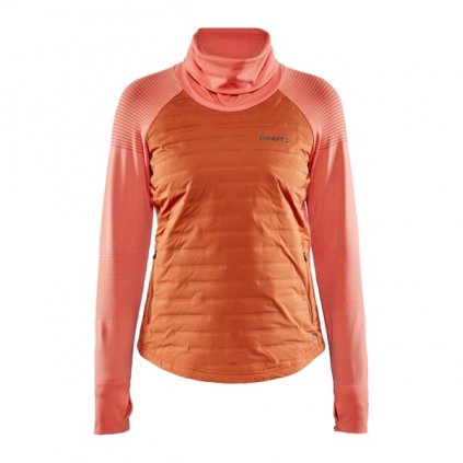 CRAFT Subz Sweater oranžová-sportovní mikina