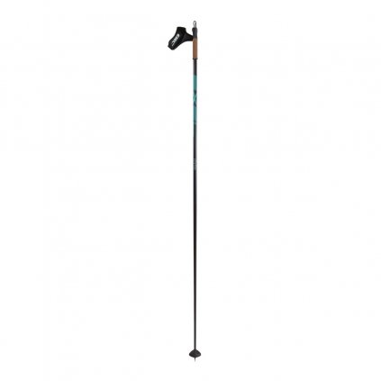 EXEL Centra Black/Cyan, 50% Carbon Ski Poles