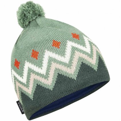 Bjorn Daehlie Pattern, šedá/zelená, čepice