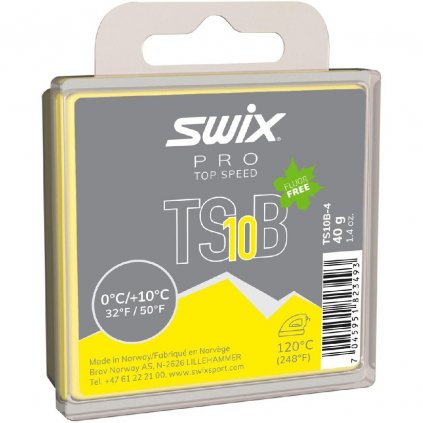 SWIX TS10B Top speed, 40g, 0/+10°C, skluzný vosk