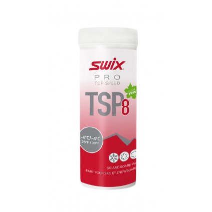 SWIX TSP08 Top speed 40g, -4/+4°C, prášek, červený