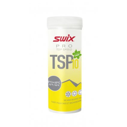 SWIX TSP10 Top speed, 40g, 0/+10°C, prášek, žlutý