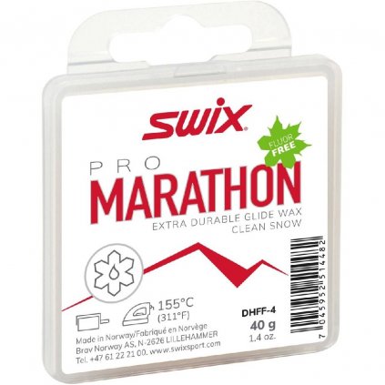 SWIX DHFF Marathon pure, 40g, skluzný vosk