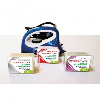 MASTERWAX Kit Hot Application FluorFree, sada voskov a kefiek